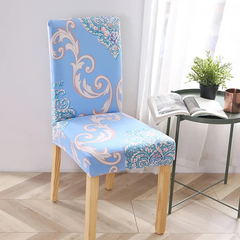 Afralia™ Stretch Print Chair Cover - Elastic Seat Slipcover