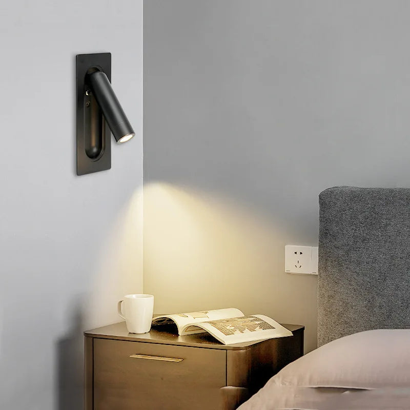 Afralia™ 3W LED Mounted Headboard Wall Light for Bedroom and Hotel