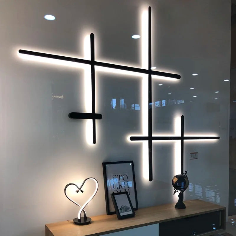Afralia™ Rotatable LED Wall Lamp for Living Room Bedroom Hallway Staircase - Modern Minimalist Design