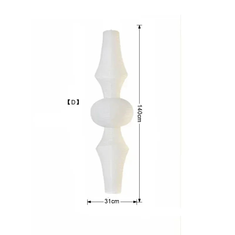 Akari Paper Pendant Lamp by Afralia™ - Noguchi Style Chandelier for Living Room & Bedroom