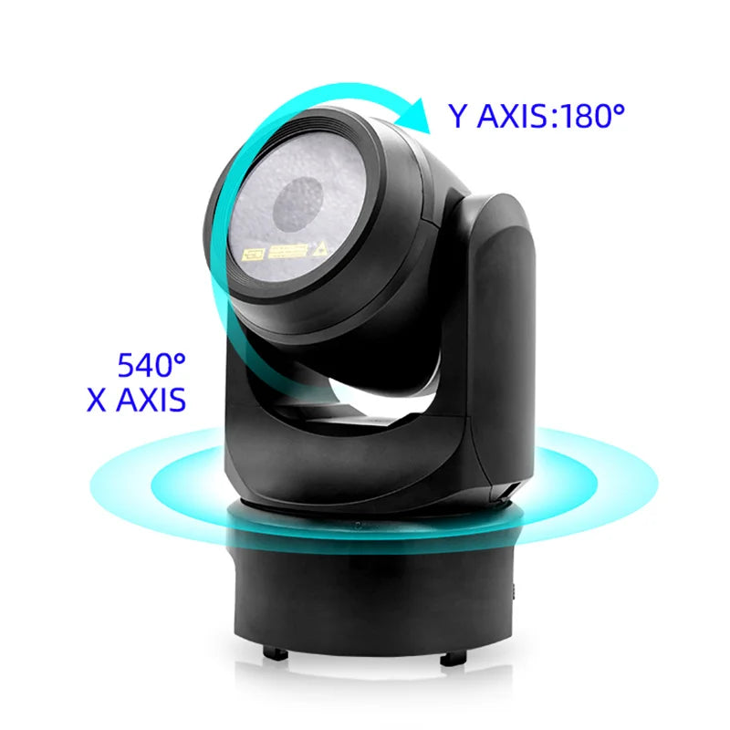 Afralia™ 300mW RGB Moving Head Laser Light - DMX512 Club KTV Disco Animation