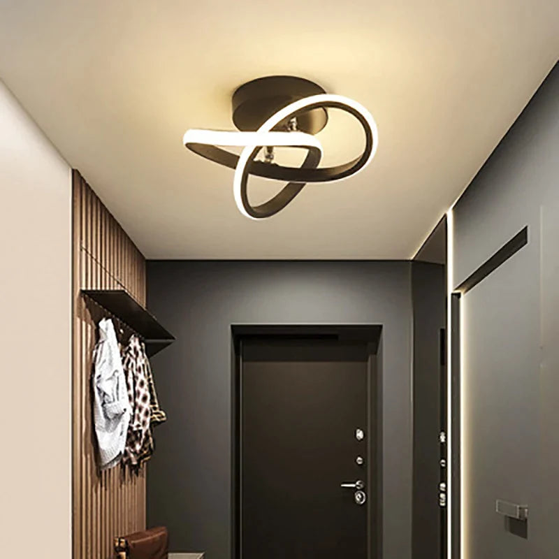 Afralia™ LED Ceiling Light: Modern Aisle Lighting for Corridor Stairs Kitchen Attic Indoor