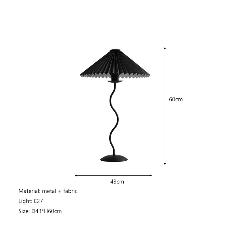 Afralia™ Pleated Fabric LED Floor Lamp for Nordic Minimalist Home Decor