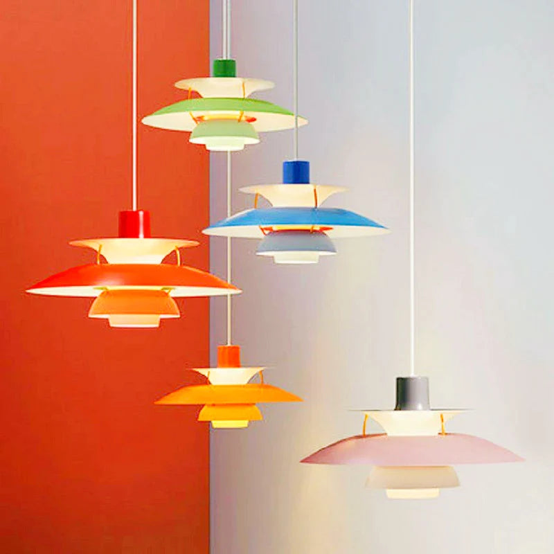 Afralia™ UFO 50 Pendant Light: High-Quality LED Hanging Lamp for Home & Kitchen