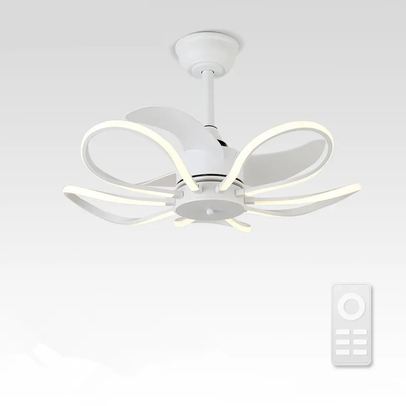 Afralia™ Fan Ceiling Lamp Chandelier, Postmodern Nordic Design for Restaurant & Bedroom