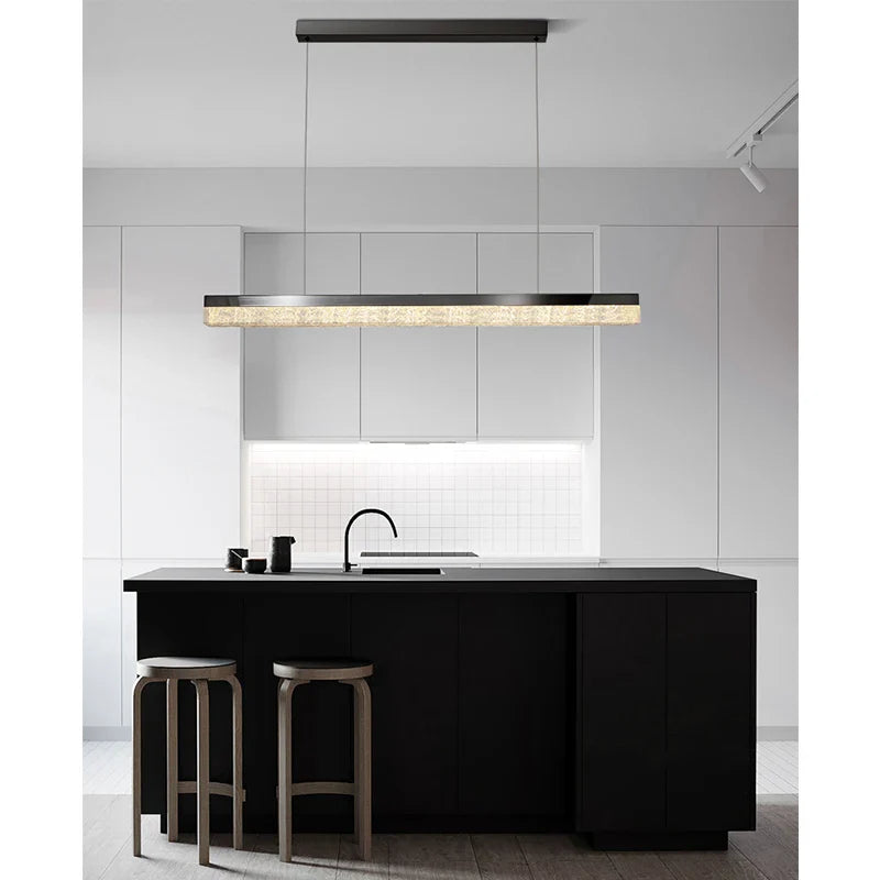 Afralia™ Copper Minimalist Chandelier for Dining Table, Bar Counter, Nordic High-End Design