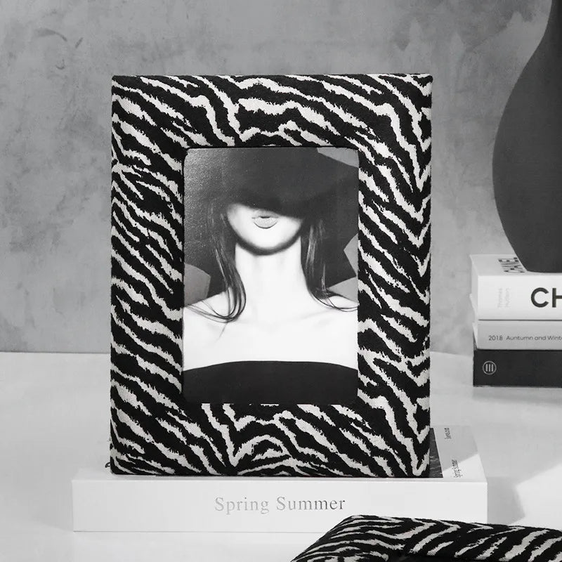 Leopard Print Photo Frame: Afralia™ Desktop & Wall Decoration Piece