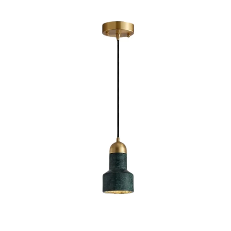 Afralia™ Emerald-Green LED Pendant Lamp for Dining Living Room Loft Bar Bedside