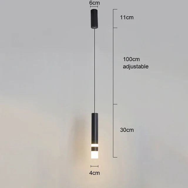 Afralia™ Modern LED Wall Light for Headboards & Background, Nordic Style Living Room Decoration