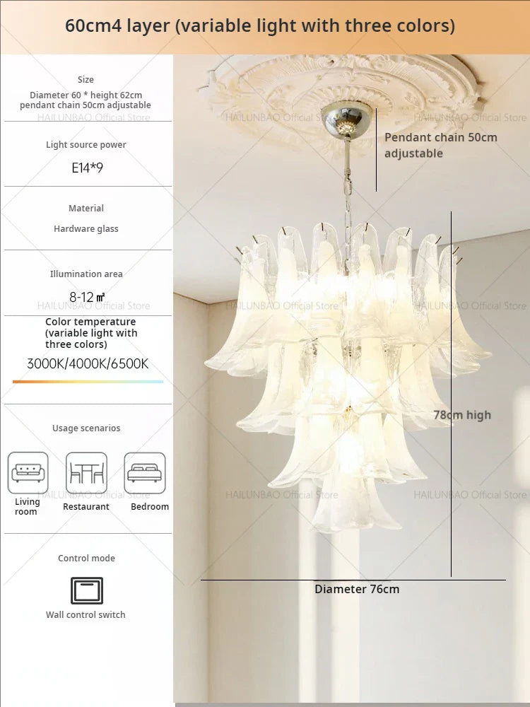 Afralia™ Elegant Crystal Chandelier for Duplex Apartment & Villa Staircase