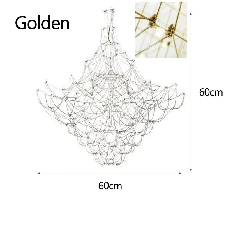 Afralia™ Starry Fireflies LED Branches Lamp for Duplex Townhouse Living Room