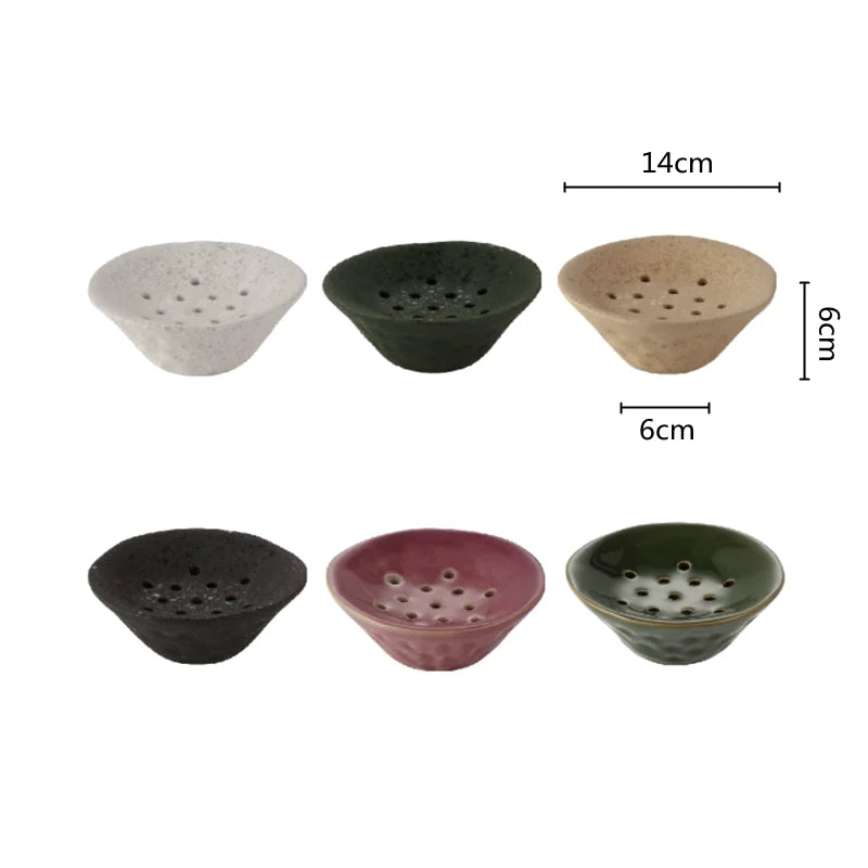 Afralia™ Lotus Root Clay Bowl Flower Vase Terrarium Home Decor