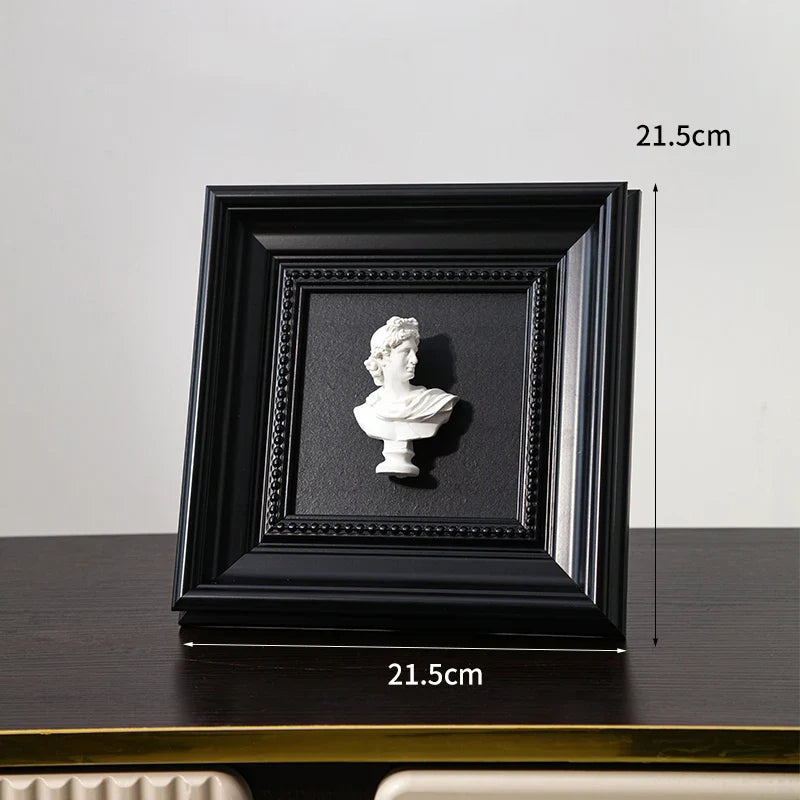 Venus Figure Plaster Statue Wall Ornament by Afralia™ for Living Room Decoration