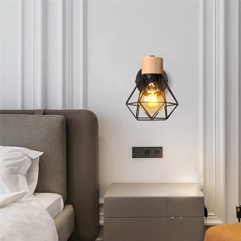 Afralia™ Steering Head Wall Light: Modern Industrial Sconce for Bedroom, Aisle, Study Room.