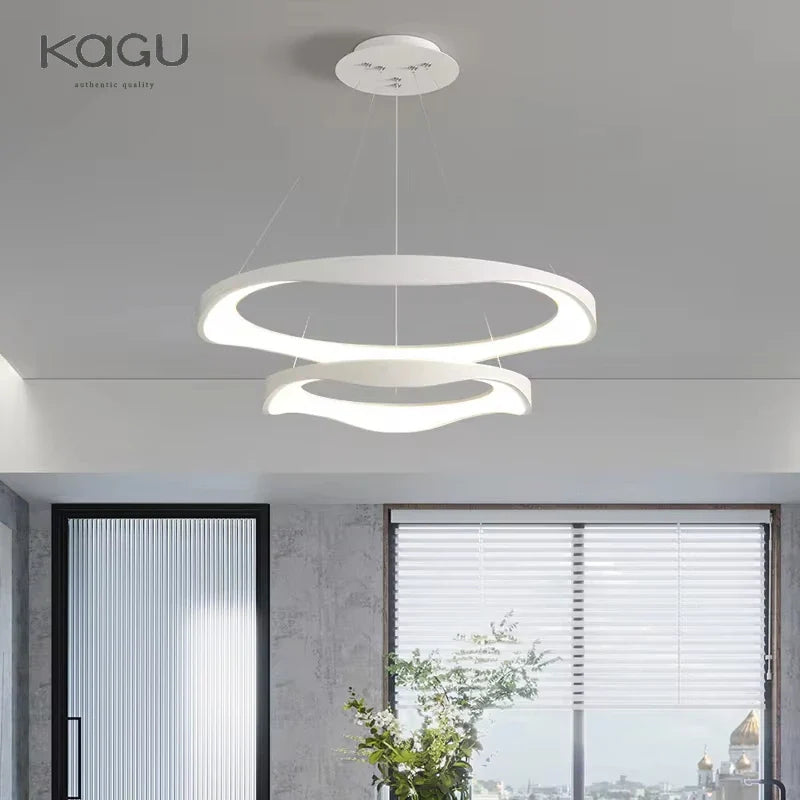 Afralia™ Minimalist LED Pendant Lamp for Living Room, Bedroom, and Restaurant