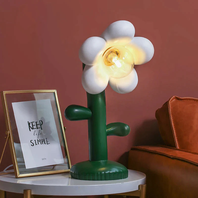 Afralia™ Flower Table Lamp: High-End Bedroom Decoration & Gift