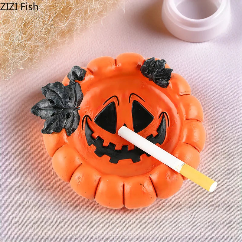 Afralia™ Skeleton Shape Ashtray: Unique Smoking Accessory for Office Table or Desktop