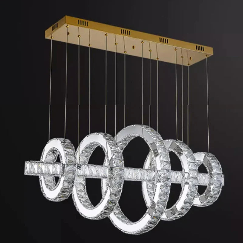 Afralia™ Modern Pendant Chandelier - Dining Room Hanging Ceiling Light