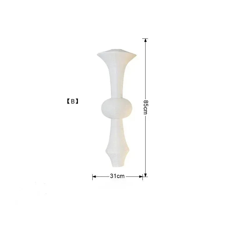Akari Paper Pendant Lamp by Afralia™ - Noguchi Style Chandelier for Living Room & Bedroom