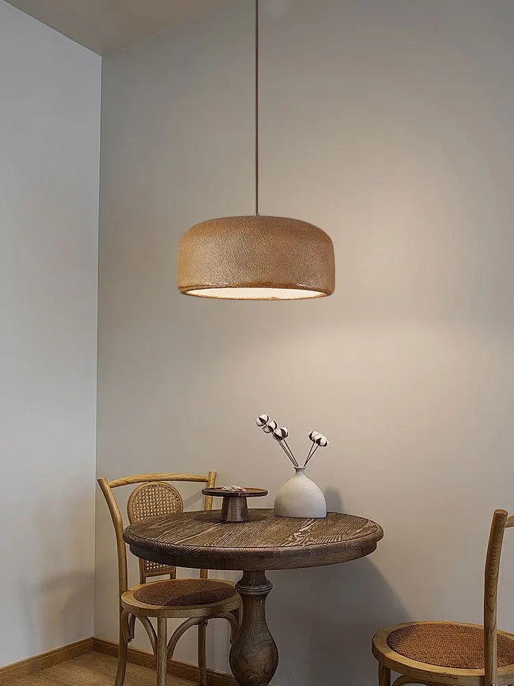 Afralia™ Resin LED Pendant Lamp: Wabi Sabi Style for Dining Room, Bar, or Kitchen Island