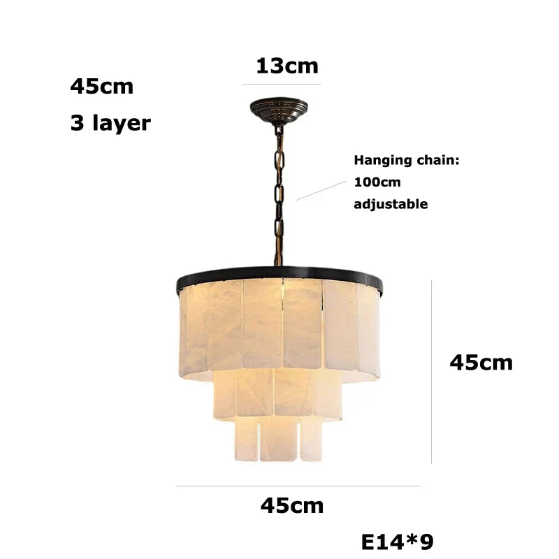 Afralia™ Modern Gold Black Lucite Block Chandelier, Round Oval Lustre Ceiling Lighting E14