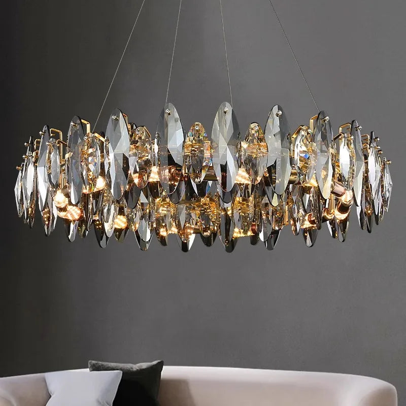 Afralia™ LED Chandeliers: Modern Home Decor Pendant Light Lamps for Living Room & Dining Room