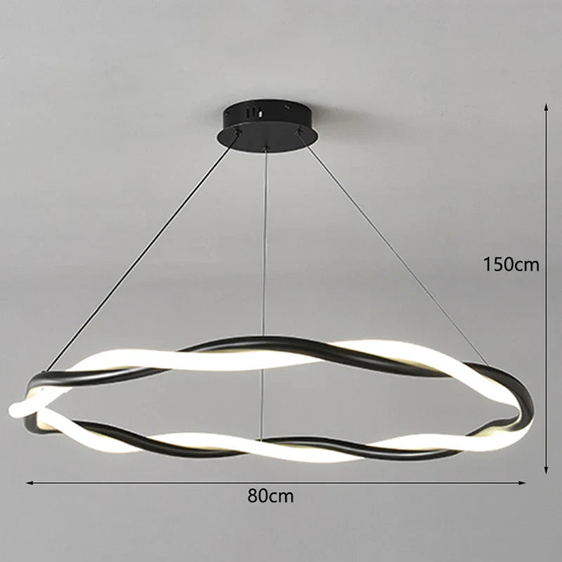 Afralia™ Nordic Chandelier Pendant Light Fixture for Dining Room Ceiling Decor