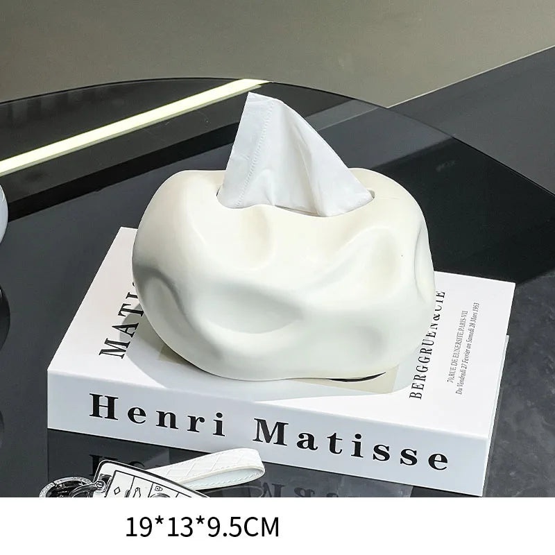 Afralia™ Ceramic Tissue Box: Stylish Table Decoration for Home or Office