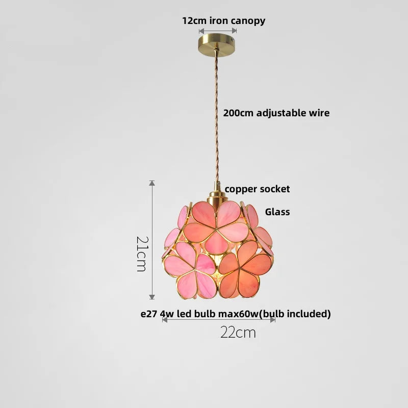 Afralia™ Glass Copper LED Pendant & Luxury Hanging Light Fixture
