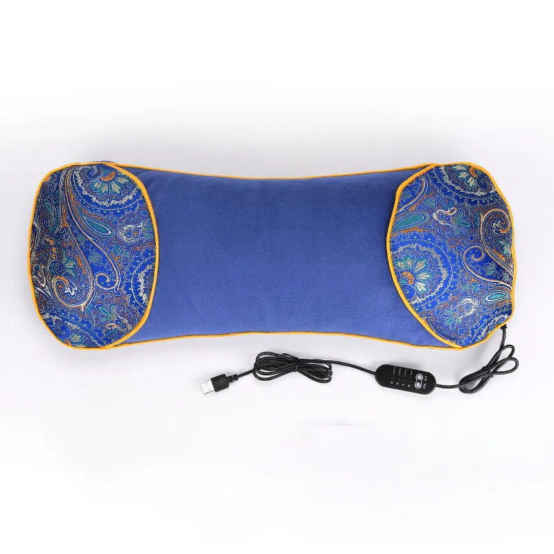 Afralia™ Velvet Wormwood Fill Pillow for Neck or Lumbar Pain Relief and Sleep Support