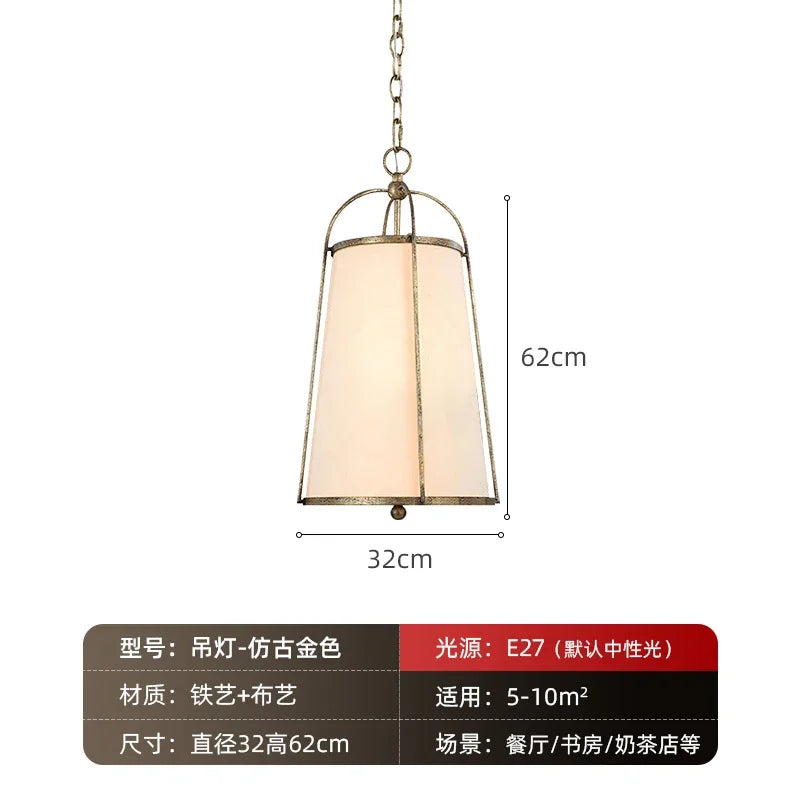 Afralia™ Gold/Black Pendant Lights E27 LED Indoor Lighting for Restaurant/Dining Room