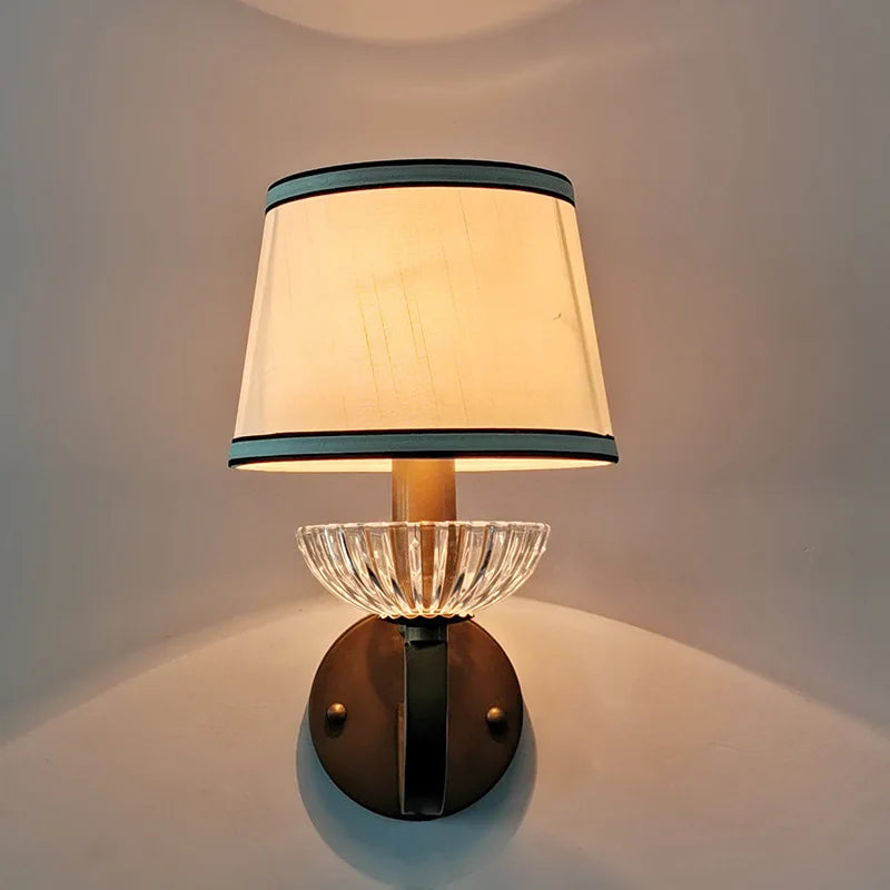 Afralia™ Rural Antique Bedroom Wall Sconce for Hotel Hallway, Living Room Lighting
