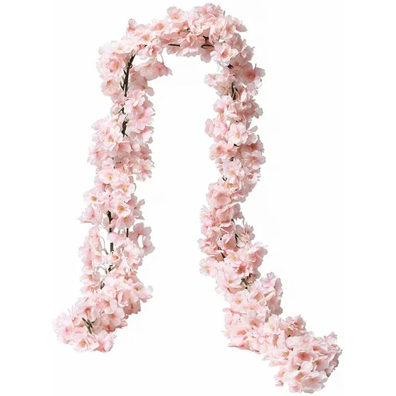 Afralia™ Artificial Sakura Flowers Vine for Wedding Garden Decor