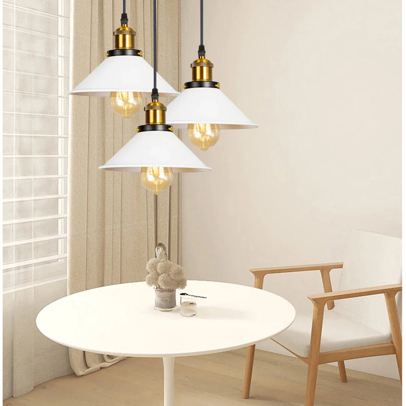 Afralia™ Nordic LED Pendant Light with Lampshade for Home Living Room Decoration