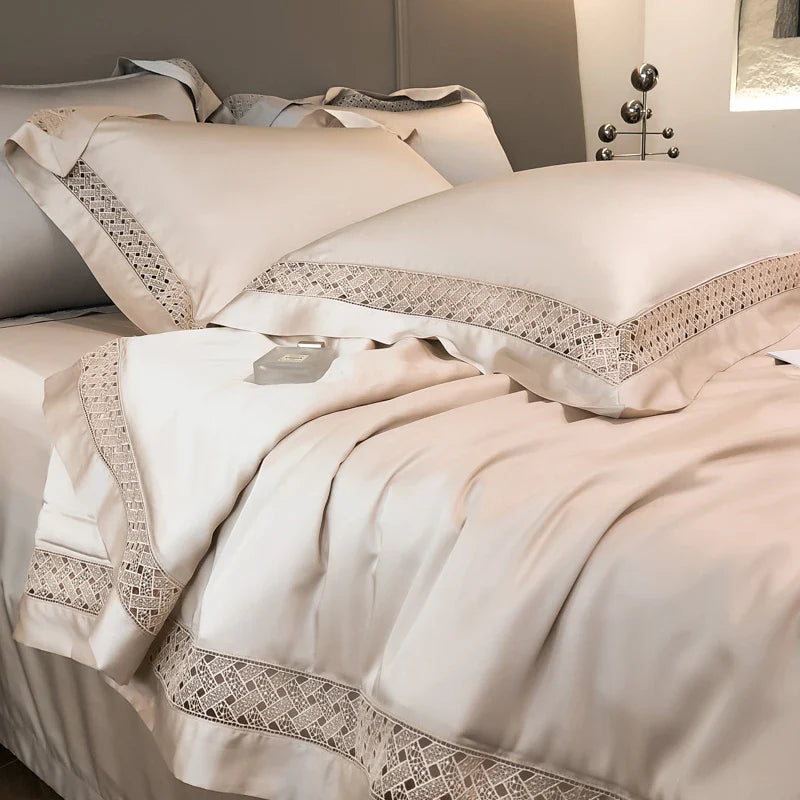 Afralia™ Eucalyptus Fiber Summer Quilt Bedding Set with Wide Edge & Silky Cool Feel