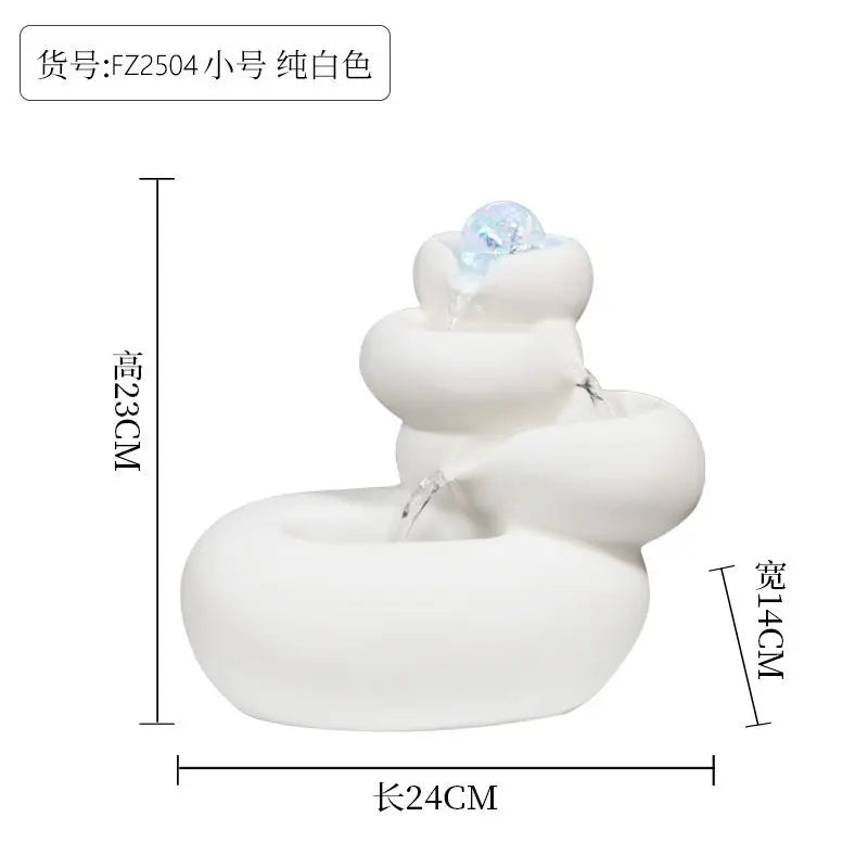 Afralia™ Circulating Water Fountain for Living Room and Entrance Hall Decoration