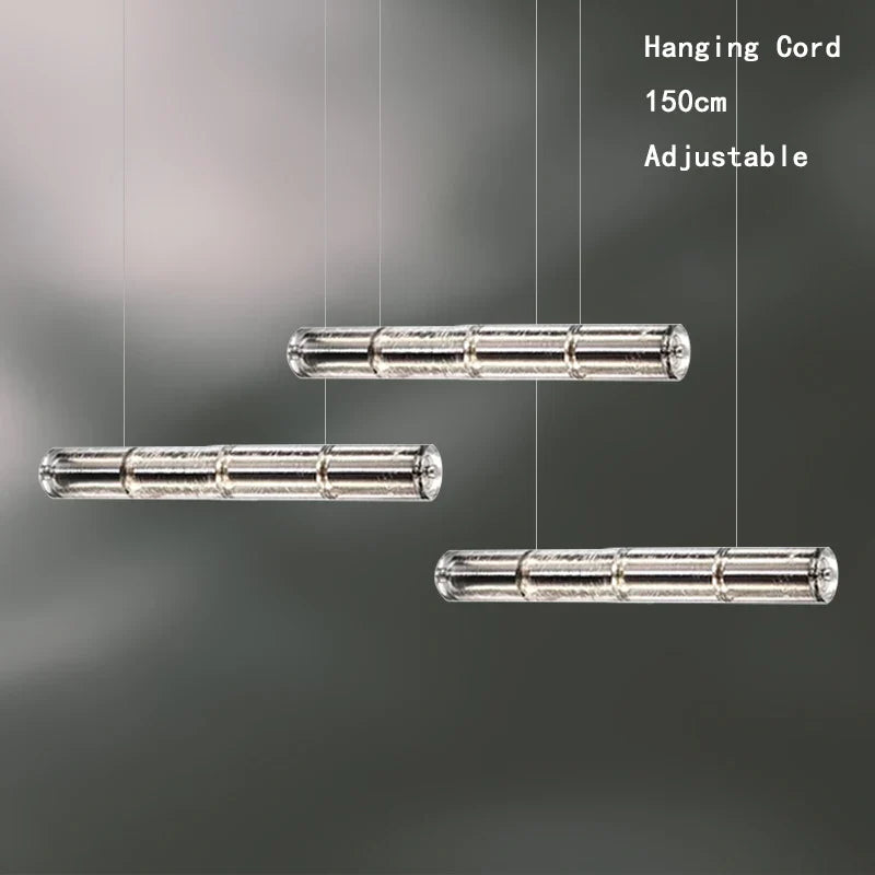 Afralia™ Crystal Glass LED Chandelier Pendant Lighting for High-end Dining Room