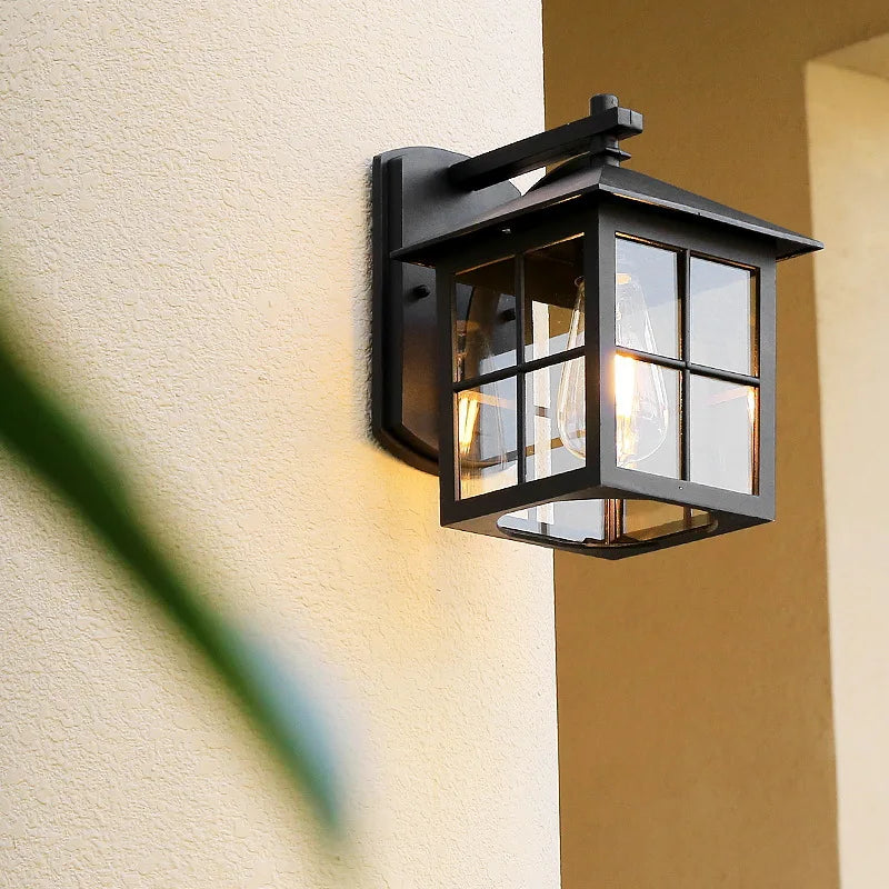 Afralia™ Outdoor Waterproof Wall Light for Villa Garden with Simple Design