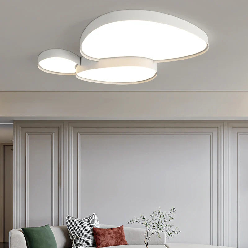 Afralia™ Modern Round LED Ceiling Lamp for Living Room and Bedroom