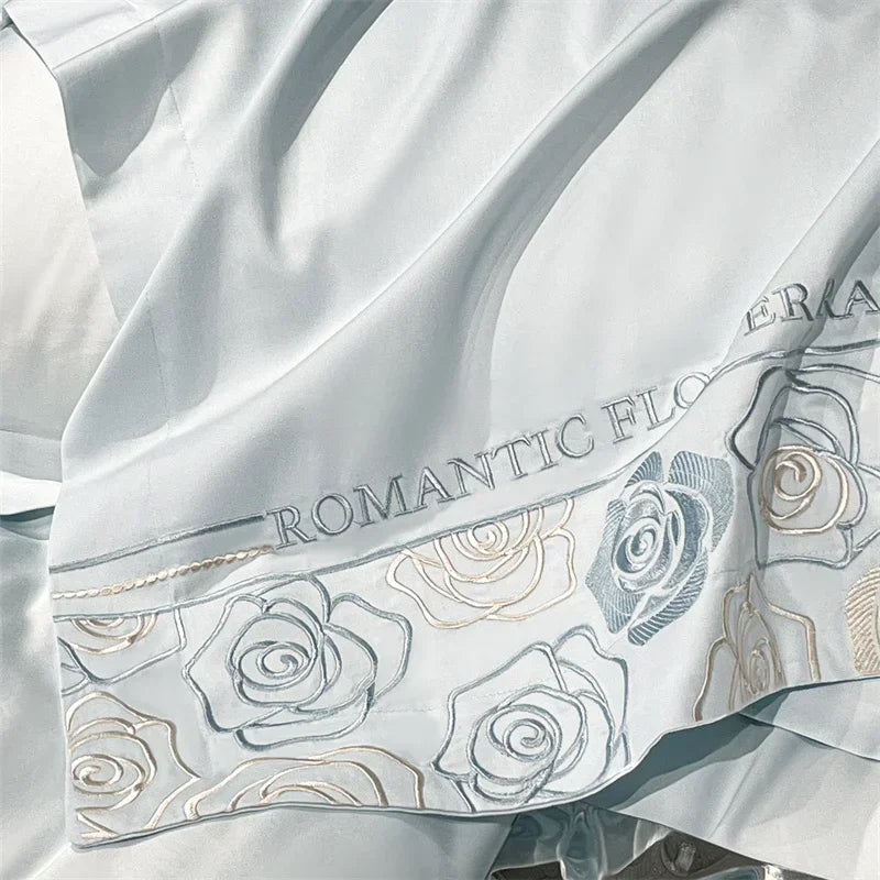 Afralia™ Lyocell Cotton Bed Linens Set Queen King Size