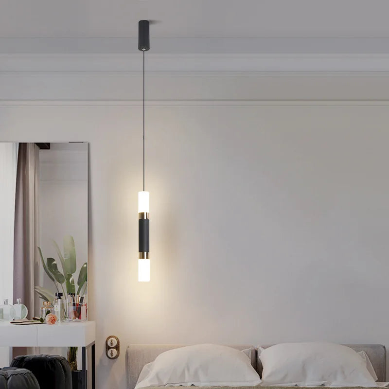 Afralia™ Nordic LED Pendant Lamp Warm White Light for Bedside Living Room Lighting