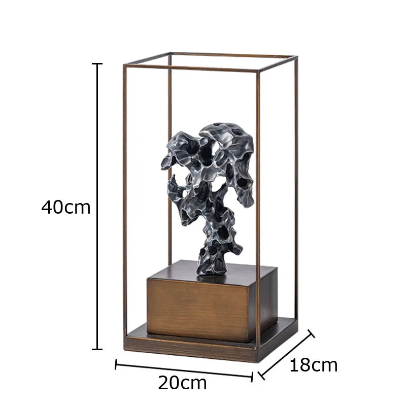 Afralia™ Taihu Stone Rockery Sculpture Coral Statue Decor Creative Modern Crafts