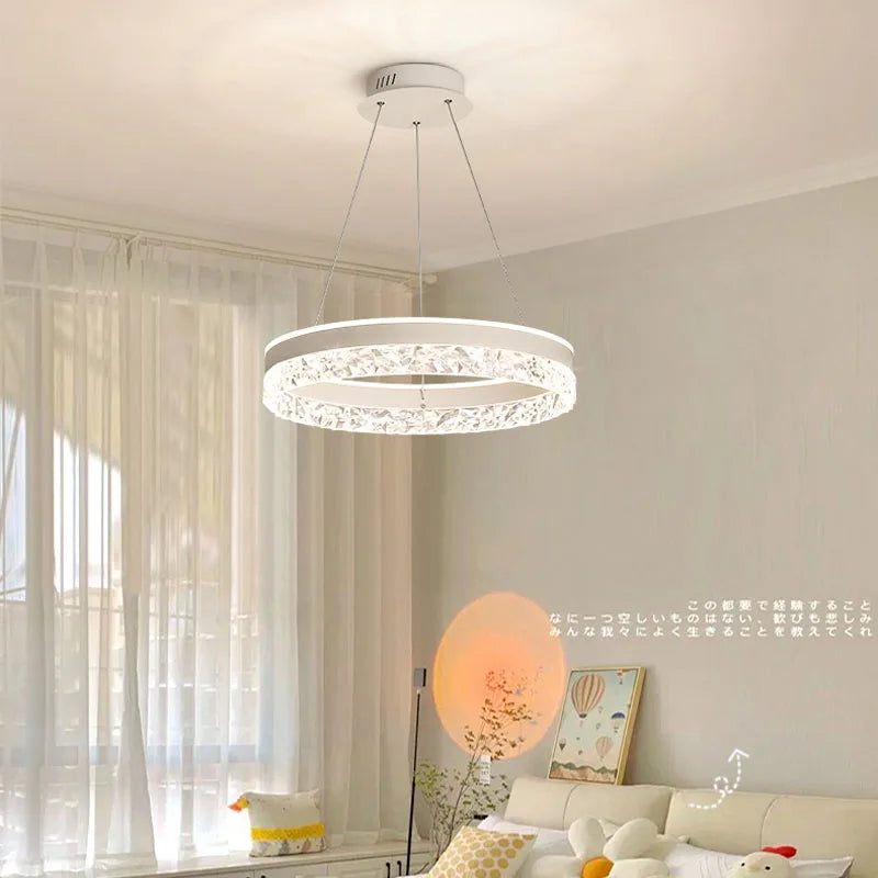 Crystal Luxury Chandelier in Popular Internet Celebrity Style by Afralia™ for Bedroom and Restaurant