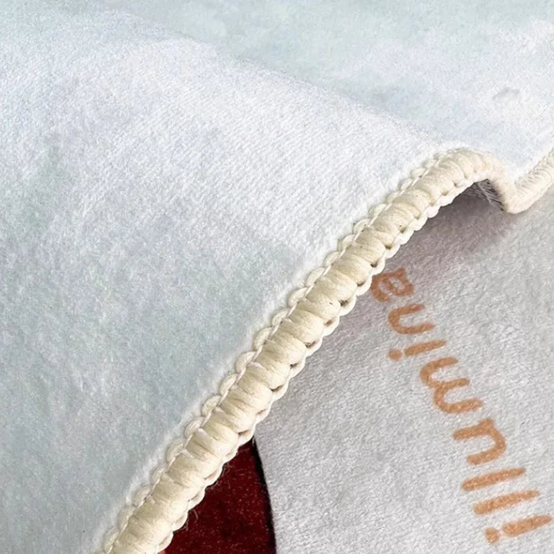 "Afralia™ Cartoon Print Bathroom Carpet: Soft, Absorbent & Anti-Slip Entrance Mat"