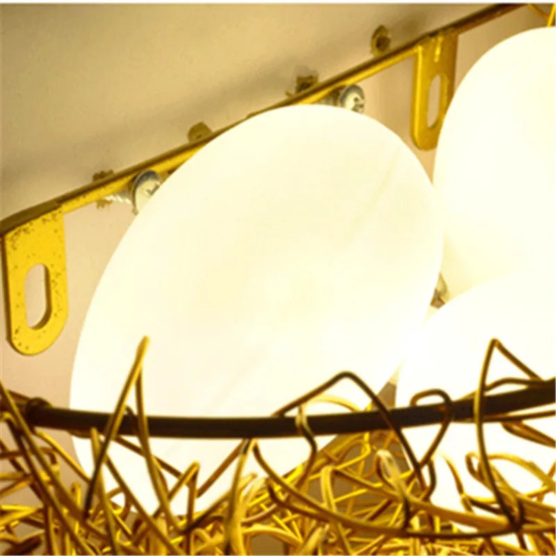 Afralia™ Bird Nest LED Wall Lamp for Children's Bedroom and Home Decor