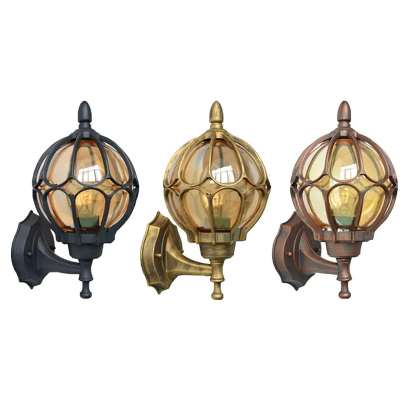 Afralia™ Outdoor Wall Lamp Retro Garden Lighting for Villa Balcony European Decor