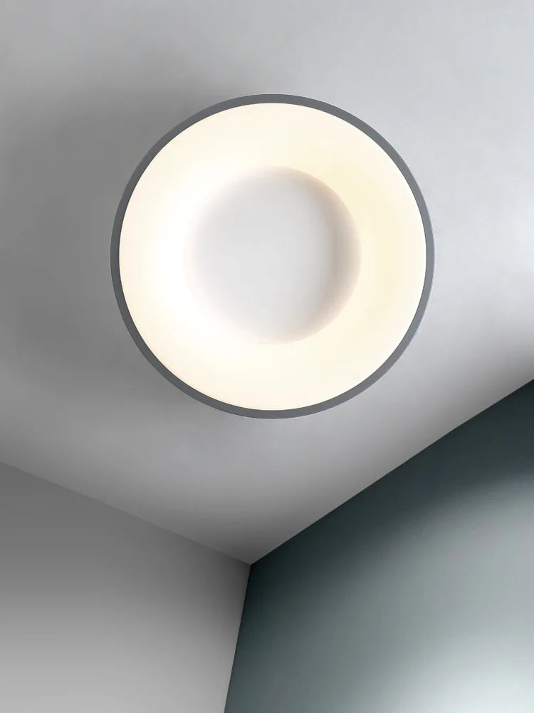 Afralia™ 2023 Minimalist Round Dining Room Master Bedroom Ceiling Lamp