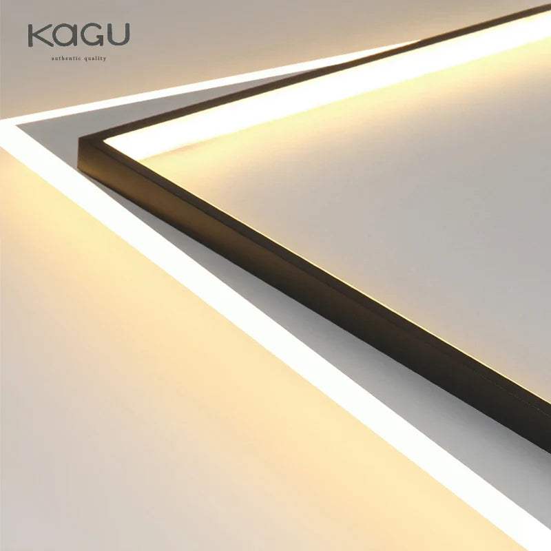 Afralia™ Modern LED Ceiling Lights Bedroom Study Living Room Indoor Round Square Lamp