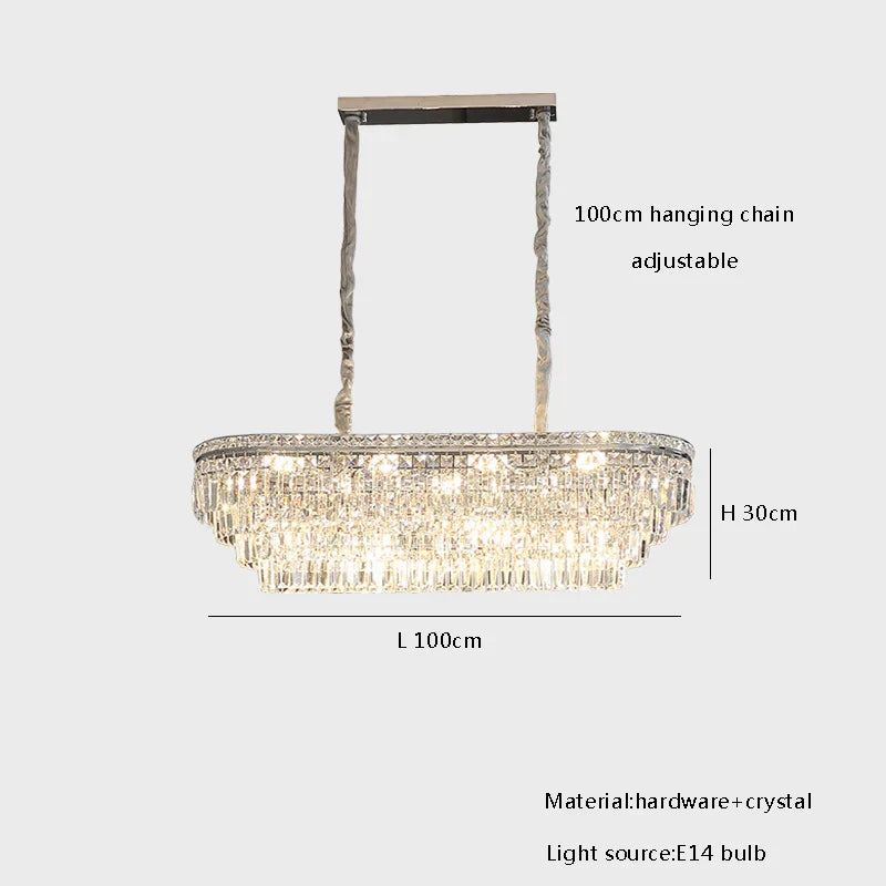 Afralia™ Clear Crystal Gold Chandelier: Modern Luxury LED Ceiling Light for Elegant Home Decor