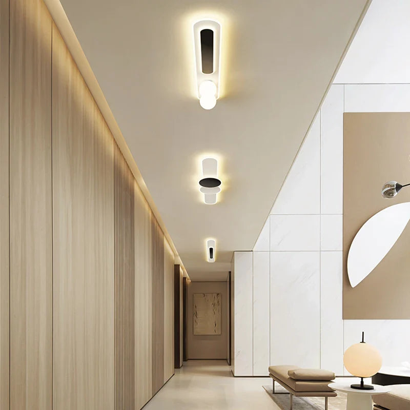 Afralia™ Nordic Simple LED Aisle Ceiling Lights Indoor Lighting Fixtures